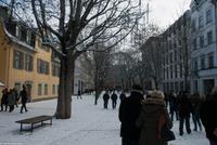 Weimar - Schillerstraße mit Schillerhaus (links)