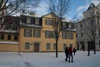 Weimar - Schillerstraße mit Schillerhaus