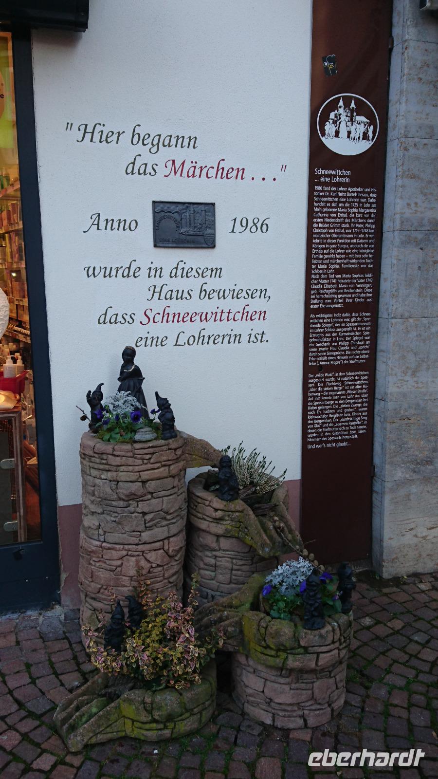 Schneewittchen-Beweisführung in Lohr am Main