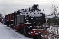 Alte Dampfloks erwarteten uns in Radebeul