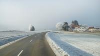 Winterlandschaft aus Bus (1)