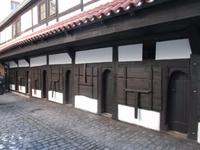 die historischen Fleischbänke in Neustadt/Orla sind die am besten erhaltenen in Europa