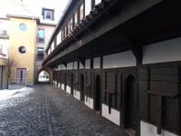 die historischen Fleischbänke in Neustadt/Orla sind die am besten erhaltenen in Europa