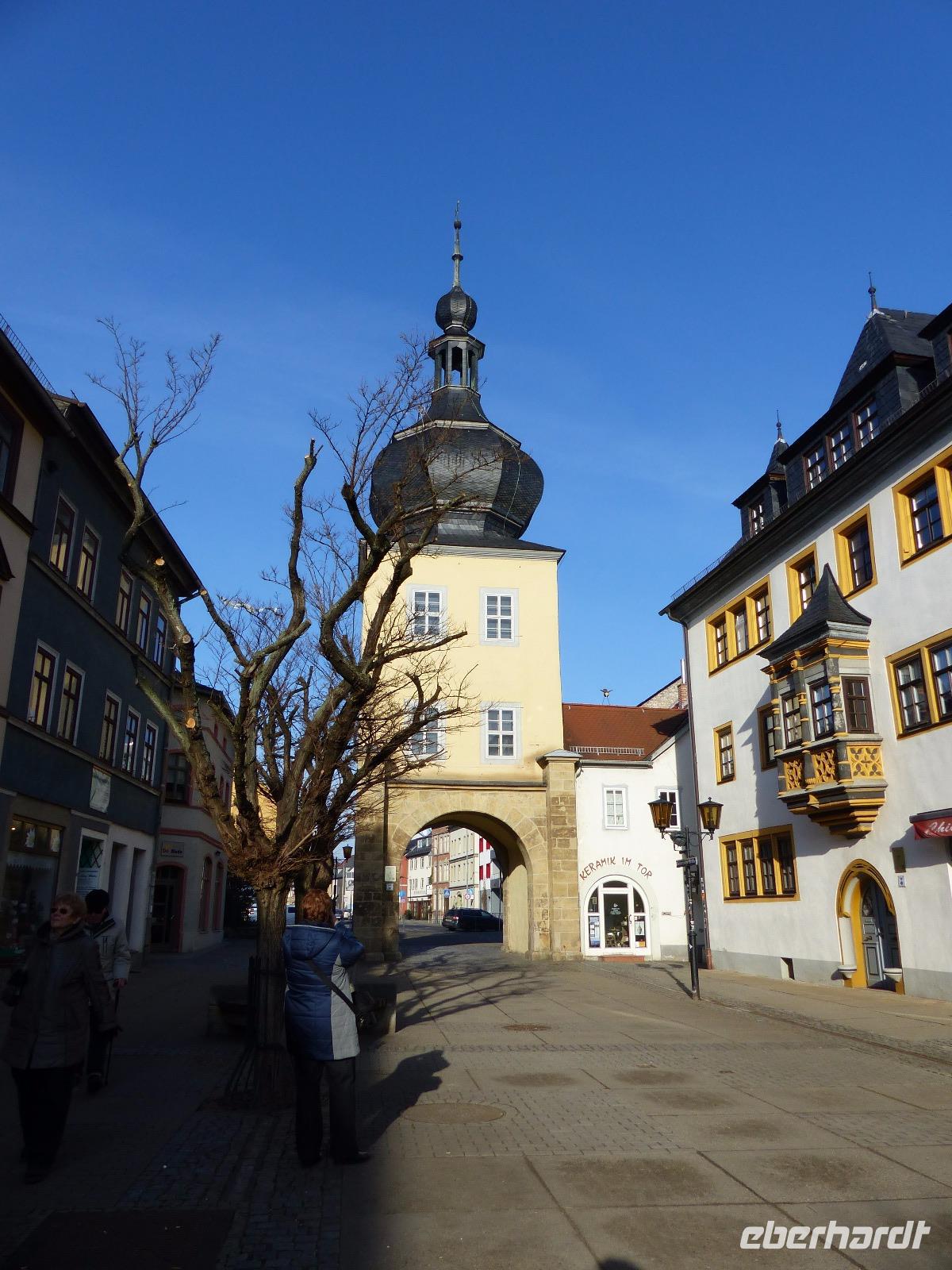 Blankenburger Tor, Saalfeld, Stadtseite