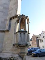 Außenkanzel an der Pfarrkirche Saalfeld