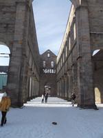 die imposante Klosterruine von Paulinzella