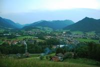 Die Brandler Alm und Ruhpolding von etwas weiter oben...