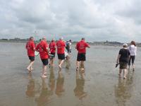 Büsum, Wattenlaufen mit Musik