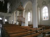 Die Kanzel dieser Kirche