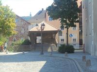 gedeckte Brücke in Amberg