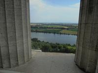 Walhalla bei Donaustauf, Blick ins Donautal