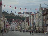 Neustadt in Landshut - vor dem Hochzeitszug