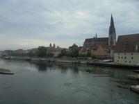 Blick zur Regensburger Altstadt