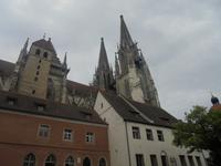 Blick zum Regensburger Dom