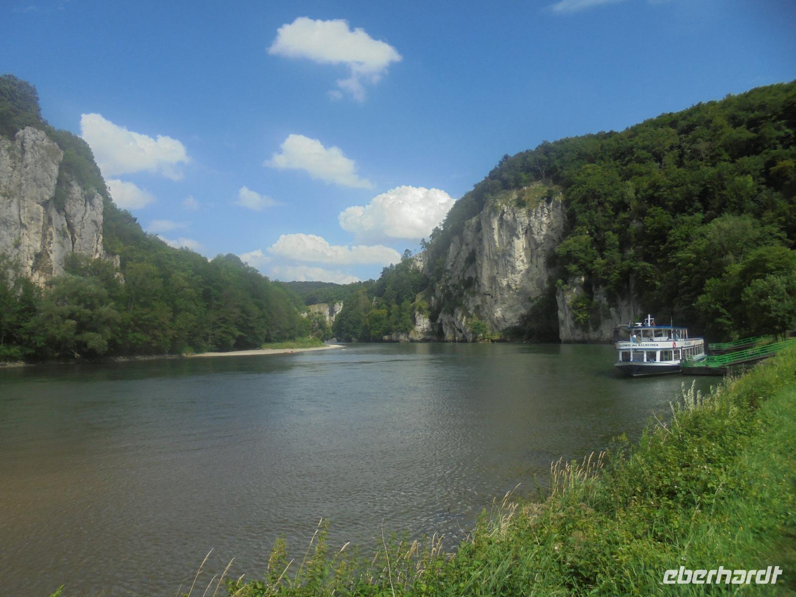 Donaudurchbruch von der Klosterseite Weltenburg