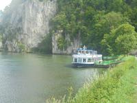 Schiffsanleger am Weltenburger Donaudurchbruch