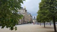 Spaziergang auf der Brühlschen Terrasse Dresden