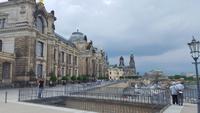 Spaziergang auf der Brühlschen Terrasse Dresden