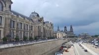 Spaziergang auf der Brühlschen Terrasse Dresden