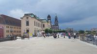 Spaziergang auf der Brühlschen Terrasse Dresden