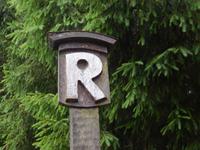 Rennsteig im Thüringer Wald bei Eisenach