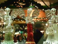 Glasengel auf dem Weihnachtsmarkt von Passau