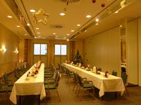 Saal für den Kaffee und Kuchen am Heiligen Abend