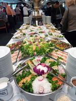 Buffet auf der Regina Danubia