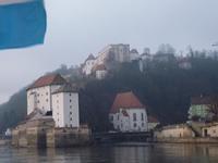 Passau vom Schiff Veste Oberhaus