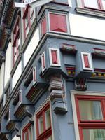 Fachwerkhaus Hann.Münden, schön geschnitztes Fachwerk
