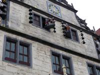 Rathaus in Hann. Münden, das Dr.Eisenbarth-Glockenspiel
