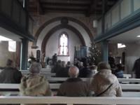 Besuch in Fraurombach: in der Dorfkirche