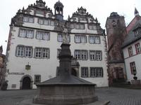 Rathaus und Lullusbrunnen Bad Hersfeld