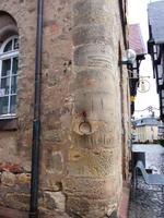 Alsfeld, historischer Pranger am Weinhaus