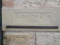 Alsfeld, Fachwerkrathaus, altes Ellen-Maß