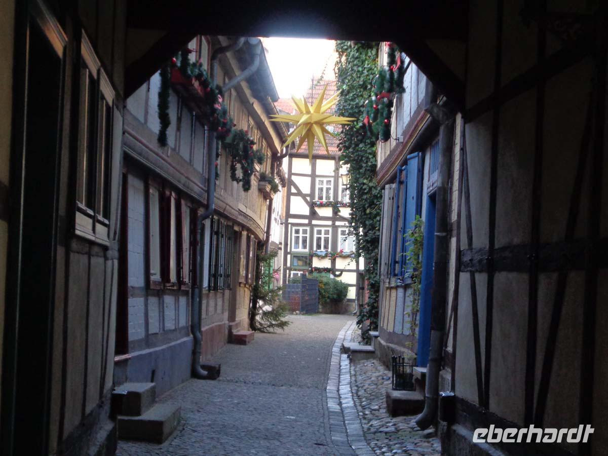  Blick in den Schuhhof Quedlinburg