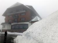 Der Schnee lag sehr hoch am Mummelsee