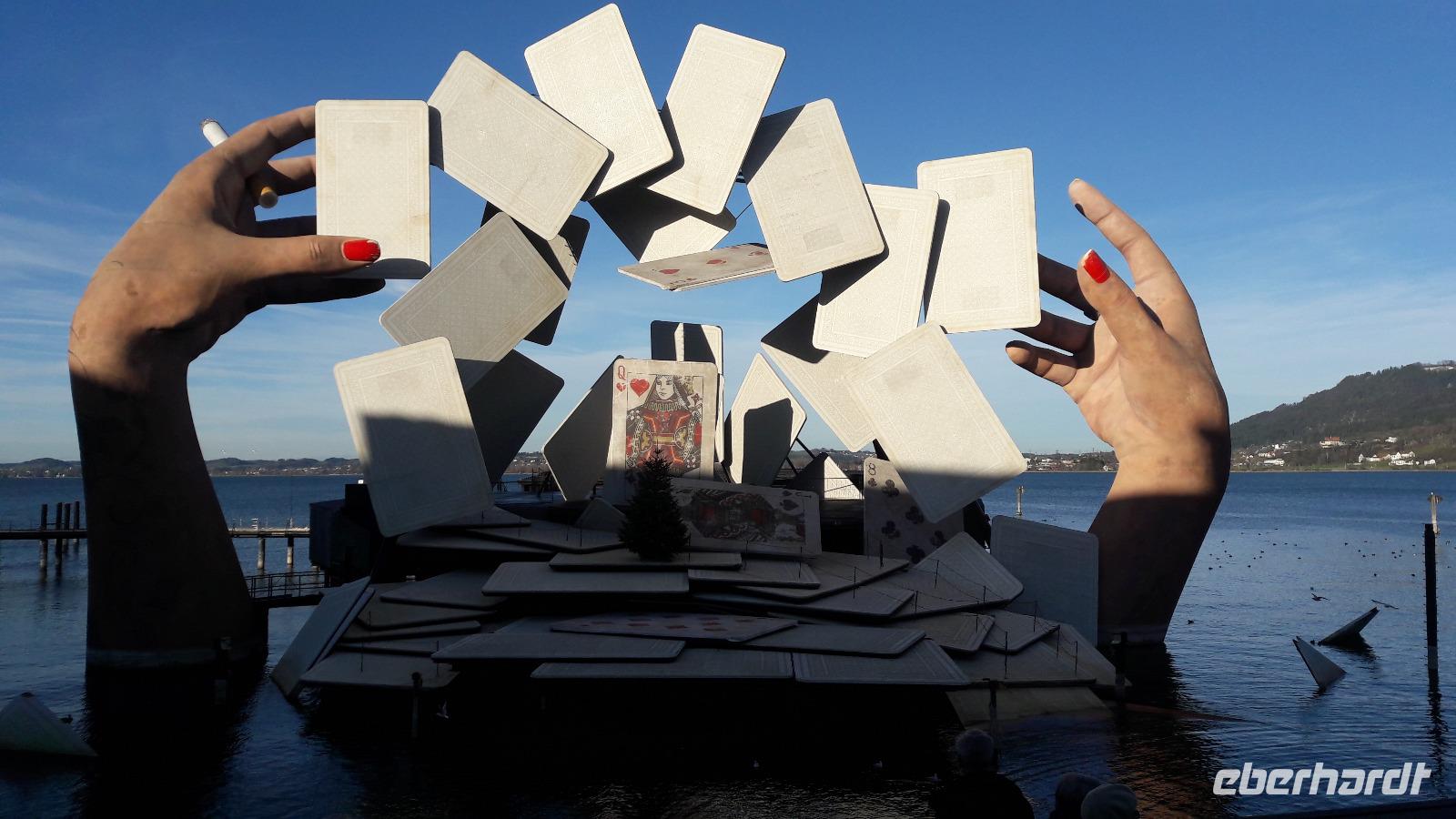 Bühnenbild der Bregenzer Festspiele 