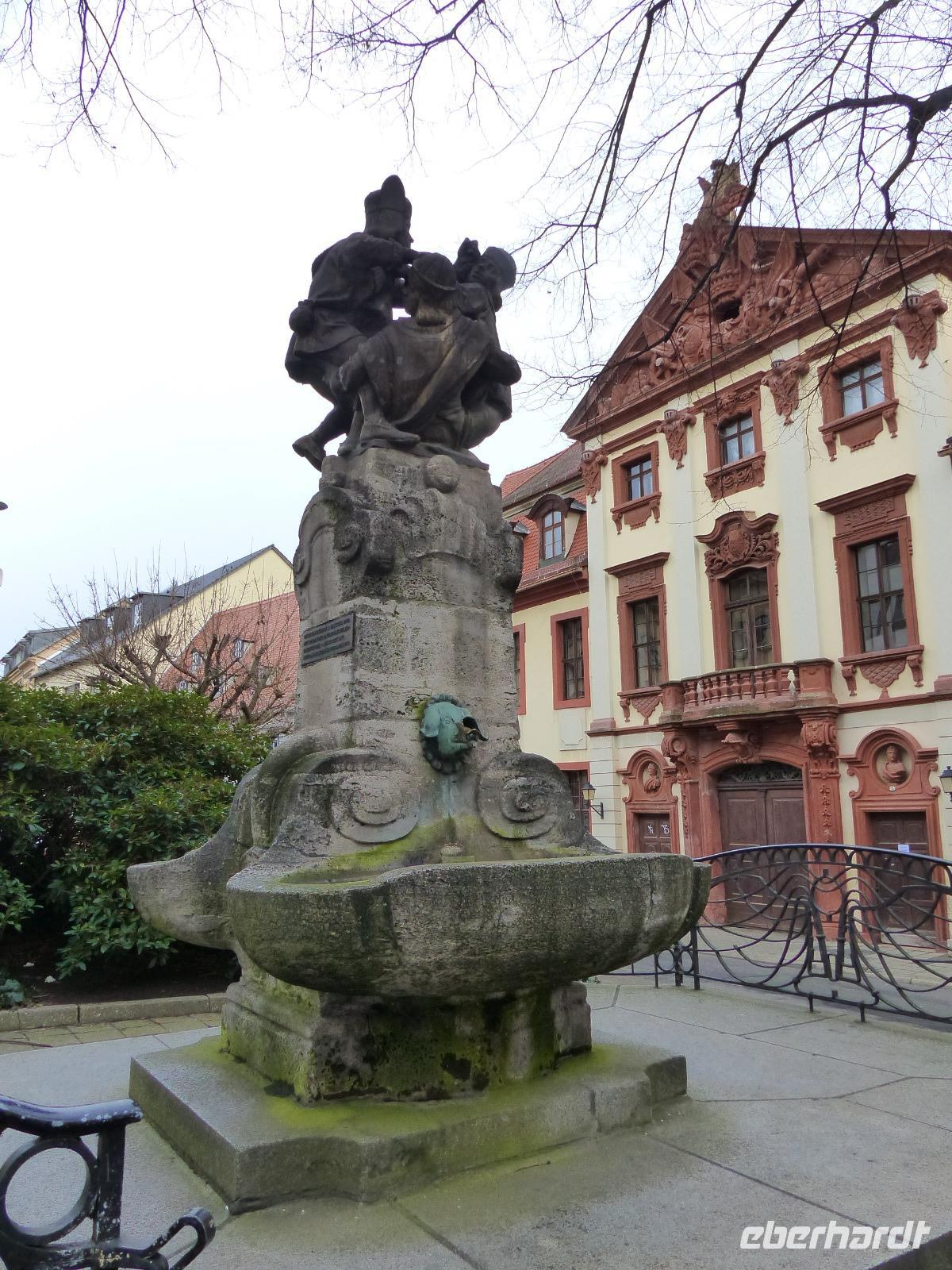Skatbrunnen in Altenburg auf dem Brühl