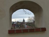 Altenburg, Blick vom Schloss zu den Wahrzeichen 