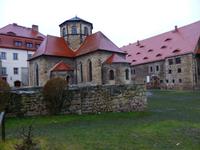 Burg Querfurt, Burghof mit romanischer Burgkirche