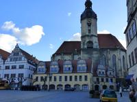 Marktplatz Naumburg mit Wenzelskirche