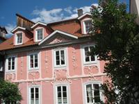 Meiningen - Haus mit Barockfront