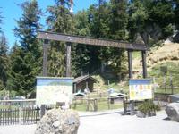 Eingang zum Alpentierpark auf dem Pfänder