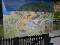 Übersichtsplan für den Alpentierpark