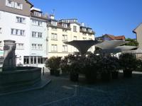 Lindau, kleiner Platz in einer Seitenstraße