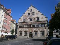 Das Rathaus von Lindau von der anderen Seite