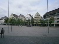 Blick vom Münster auf den Marktplatz von Ulm