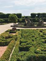 Herrenhäuser Gärten -  das Orangenparterre mit dem Neptunbrunnen