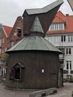 Stade - der hölzerne Tretkran am alten Hafen